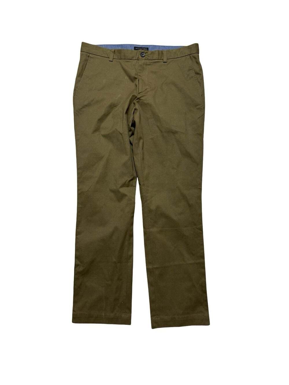 Banana Republic Men’s Aiden Chino Pants 35x32 Olive Green Stretch Cotton